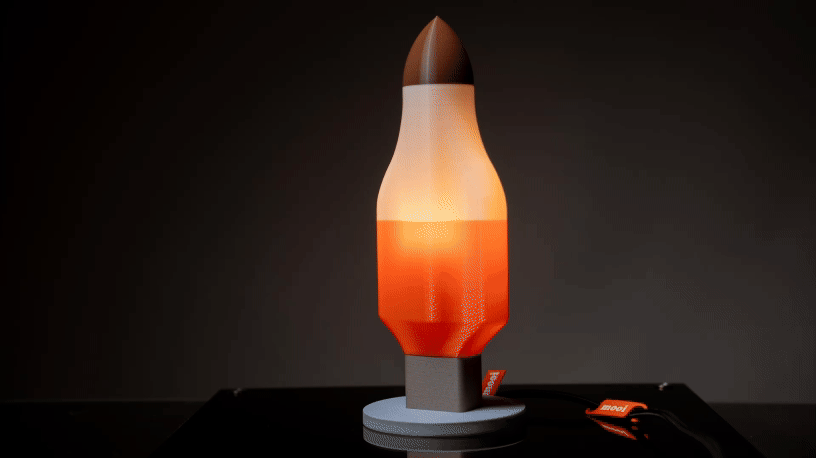 Raketenlampe
