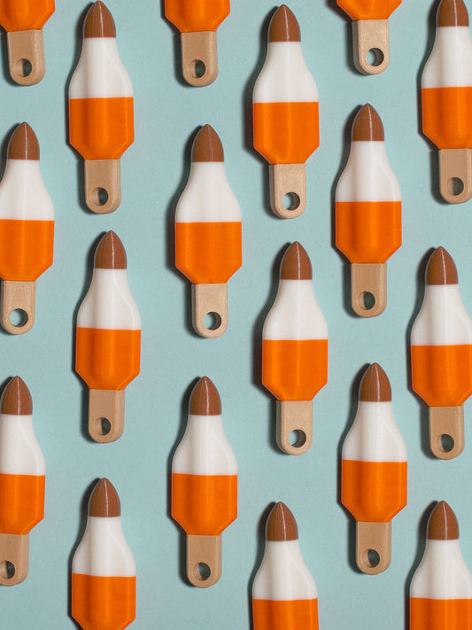 Raketen Glace Schlüsselanhänger 2er-Set