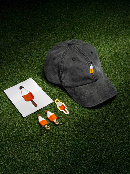 Mooi Studio Gori Cap Raketenglace Schluesselanhänger Set