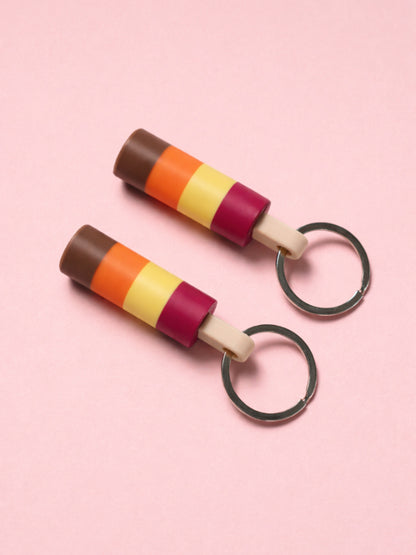 Lot de 2 porte-clés fusée