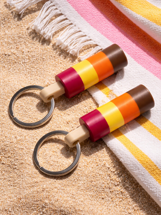 Lot de 2 porte-clés fusée